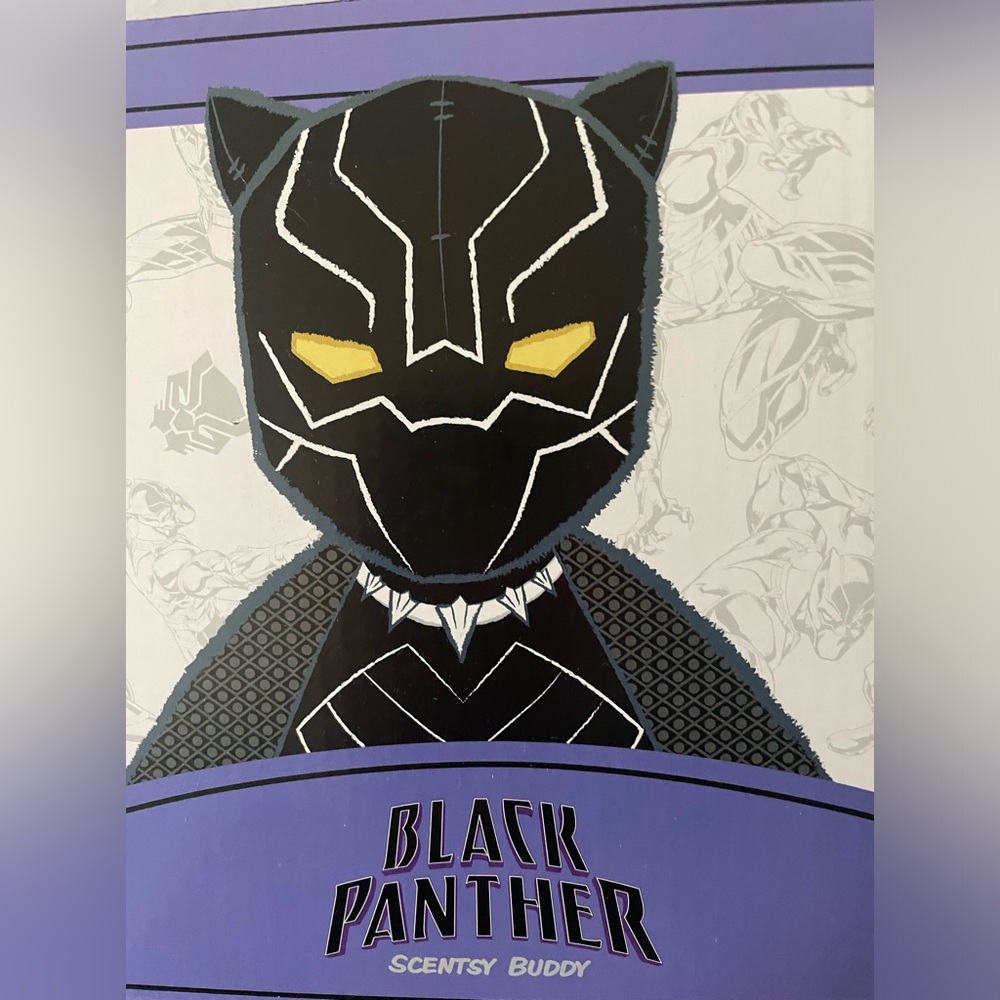 Today Only 💫post office
Black Panther Scentsy buddy NIB, comes with scent pack!